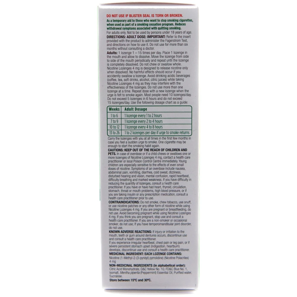 LB Nicotine Lozenges 4mg