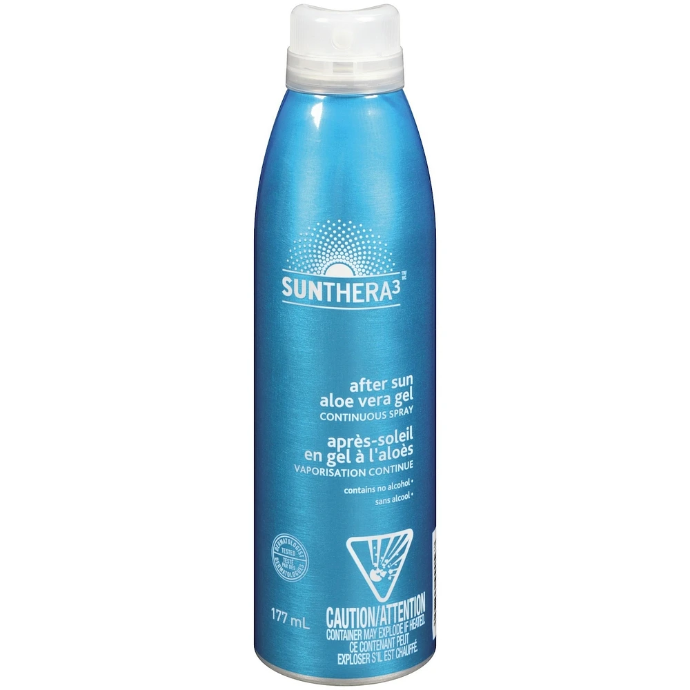 Sunthera3 After Sun Aloe Vera Gel Continious Spray