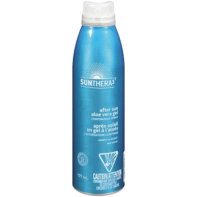Sunthera3 After Sun Aloe Vera Gel Continious Spray