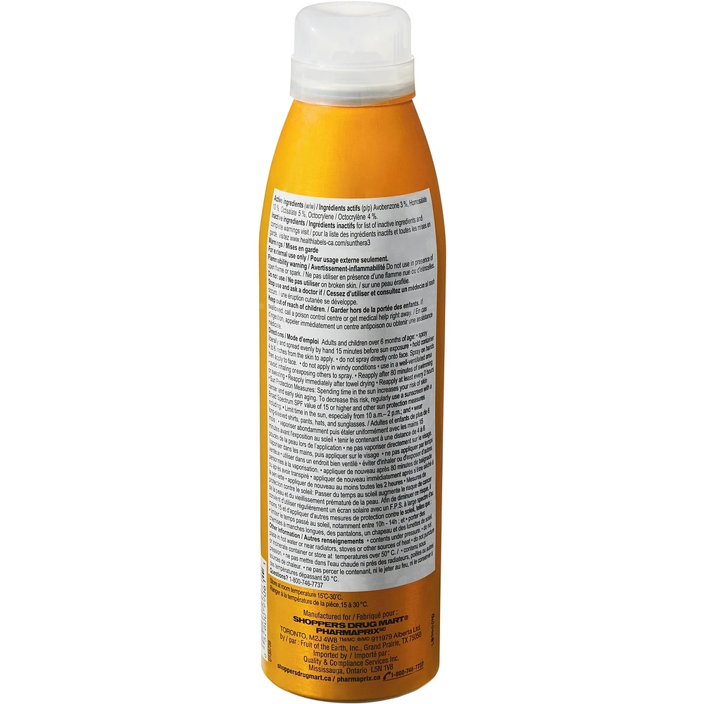 Sunthera3 SPF50+ Continuous Spray Sunscreen