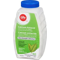Calcium Antacid Ultra Strength Peppermint 160
