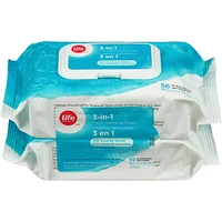3in1 Facial Cleansing Wipes  with Cucumber Extract