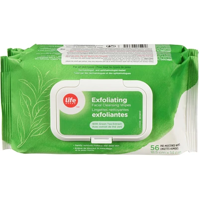 Exfoliating Facial Cleansing Wipes