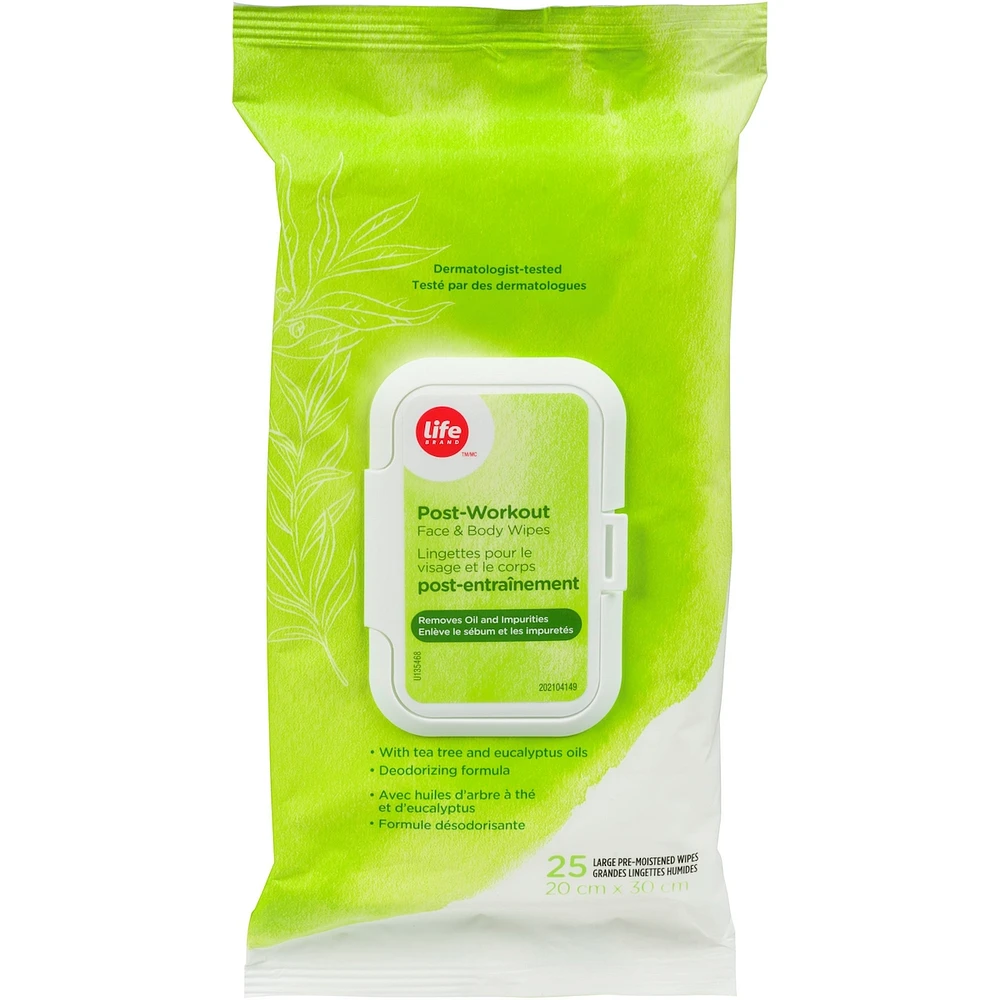 Post Workout Cleansing Wipes