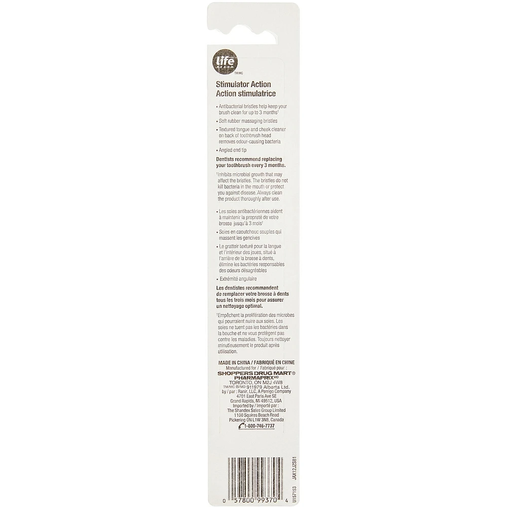 Stimulator Action Toothbrush