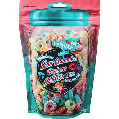 Rainbow Sour Gummies