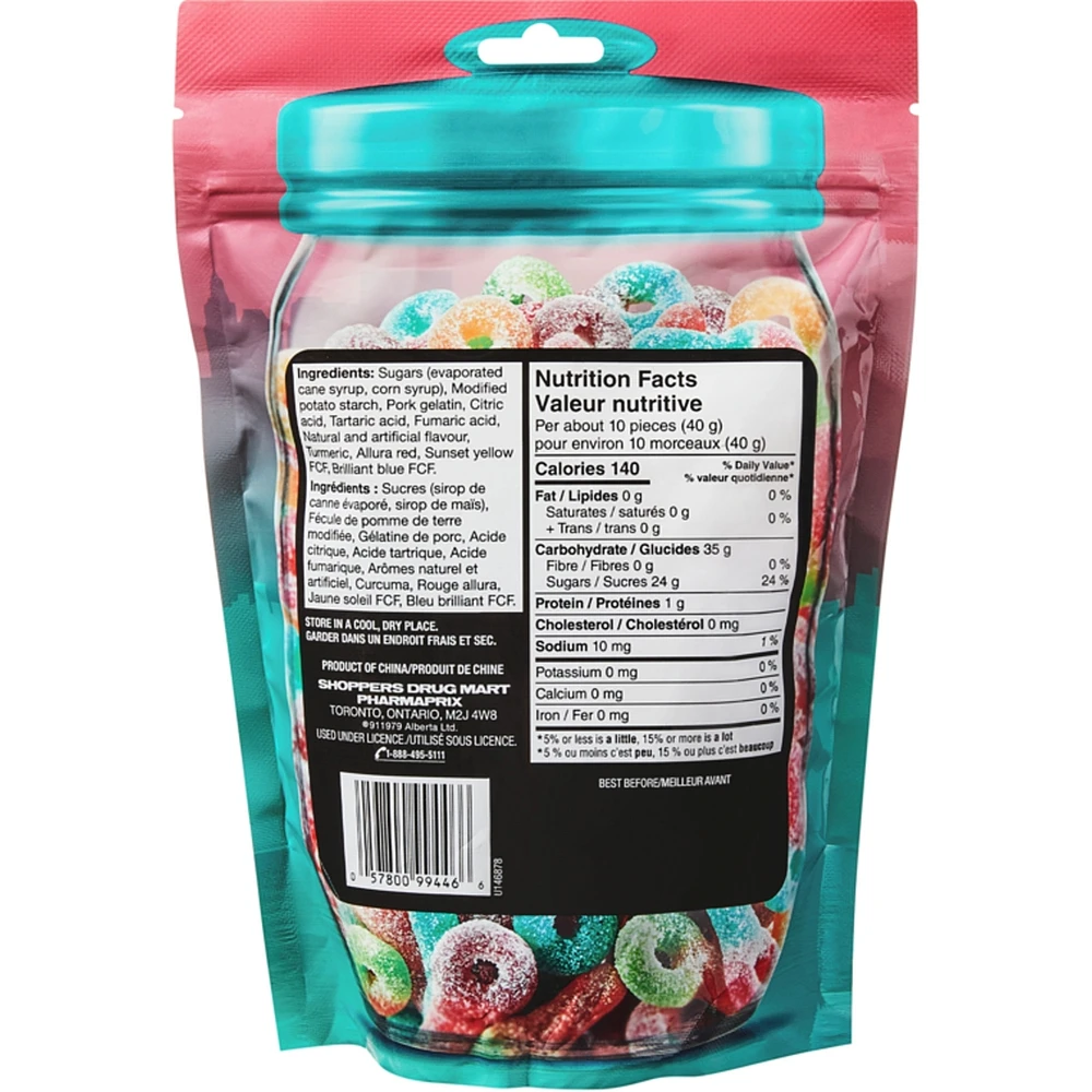 Rainbow Sour Gummies