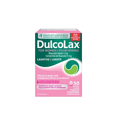 Dulcolax for women tablets 5mg 50ct