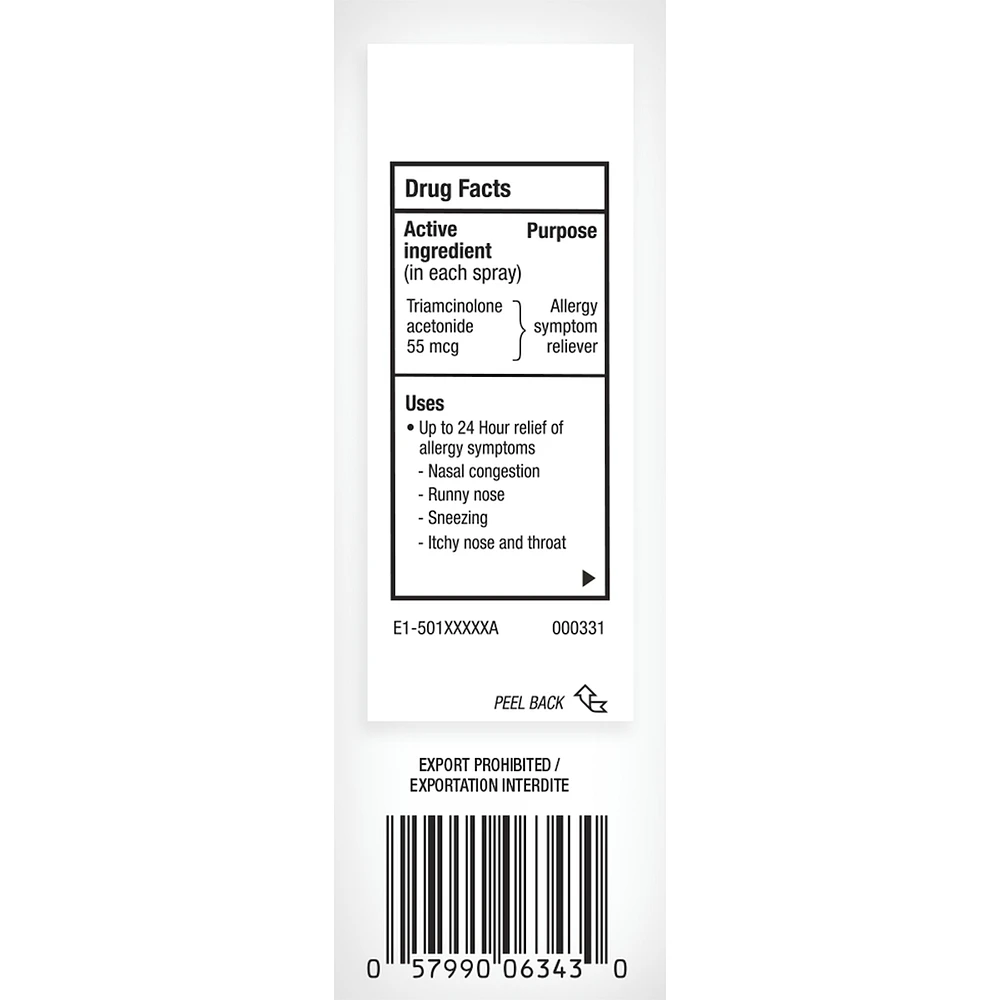 Nasacort Allergy 24hr 120 sprays