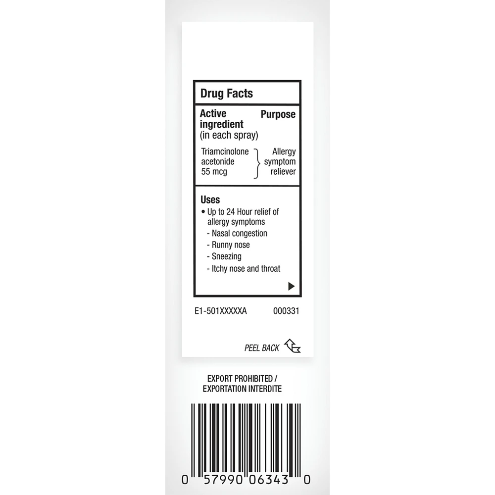 Nasacort Allergy 24hr 120 sprays