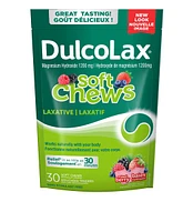 Dulcolax Soft Chews, Mixed Berry, Dependable, Predictable, and Gentle, Laxatives for Fast Relief of Occasional Constipation, Stimulant-Free, Gluten-Free, For Adults and Kids Ages 12 & Over