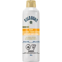 Clear Powder Spray - Odour Control, Wetness Protection - Refreshing & Absorbing - Invisible Application, No Mess or Residue - Aloe & Ginger Root Extract, Clean Scent, Talc-Free