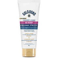 Gold Bond Age Renew Retinol Overnight Body & Face Lotion, 198g Tube, Visibly Tightens & Firms Skin, Hydrates & Moisturizes Face & Body, Formulated with Retinol and Peptide Complex