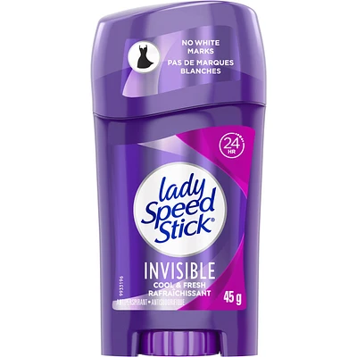 Lady Speed Stick Antiperspirant Deodorant, Invisible, Cool Fresh, 45g