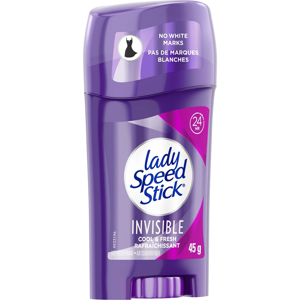 Lady Speed Stick Antiperspirant Deodorant, Invisible, Cool Fresh, 45g