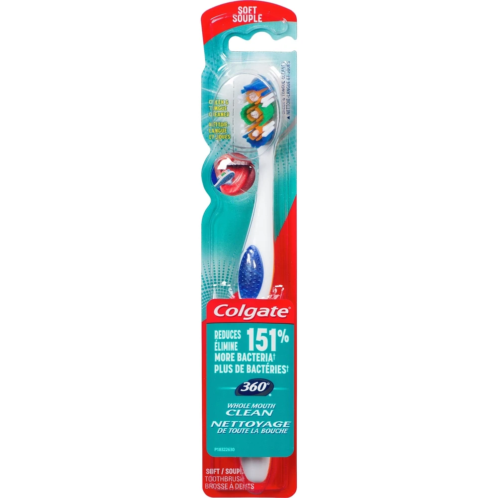 Brosse à dents souple Colgate 360