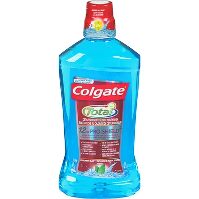 Colgate Total 12HR Pro-Shield Mouthwash Peppermint Blast, 1L