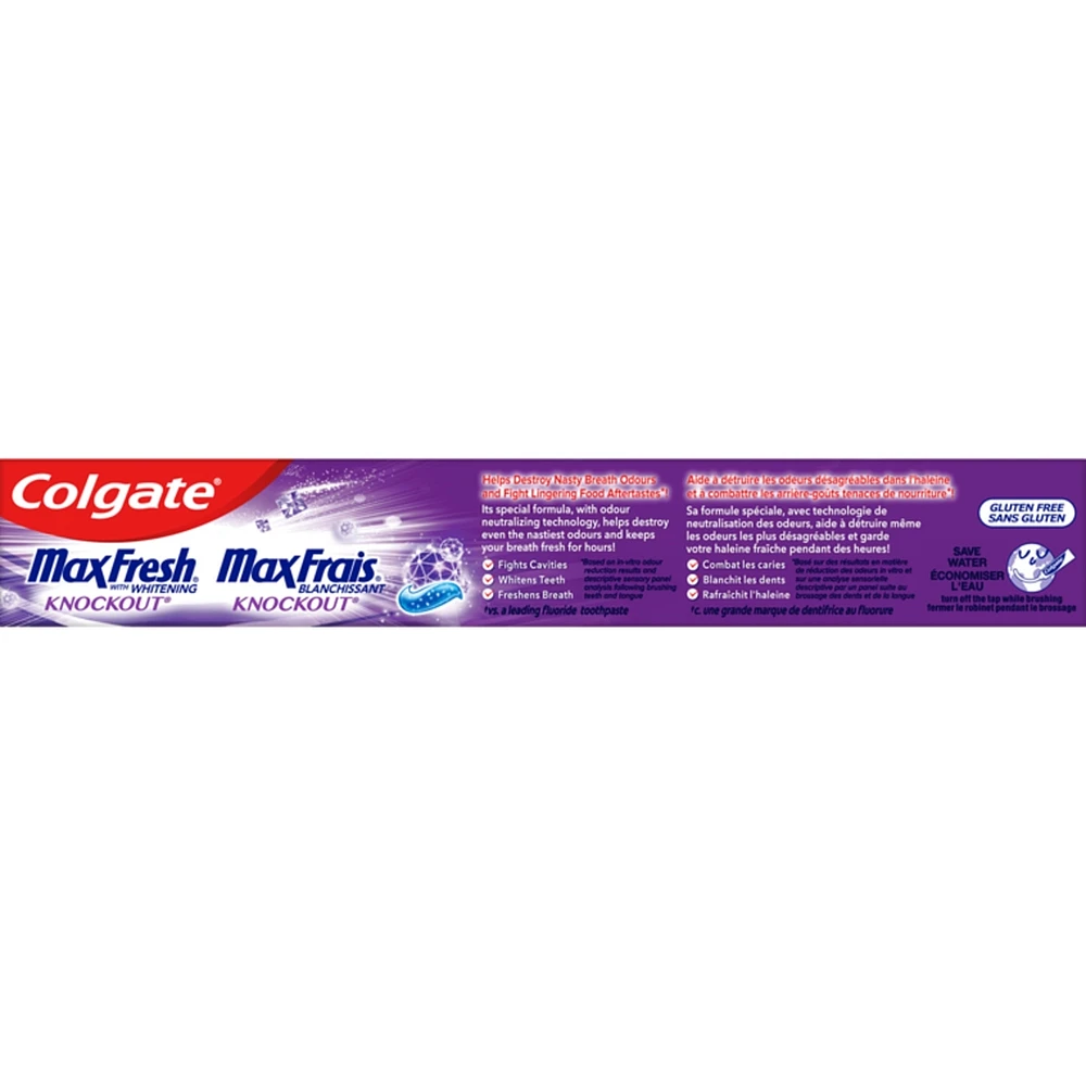 Max Fresh Knockout Toothpaste
