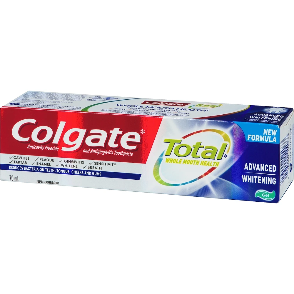 Total Active Prevention Plus Stain Removal Whitening Toothpaste Gel