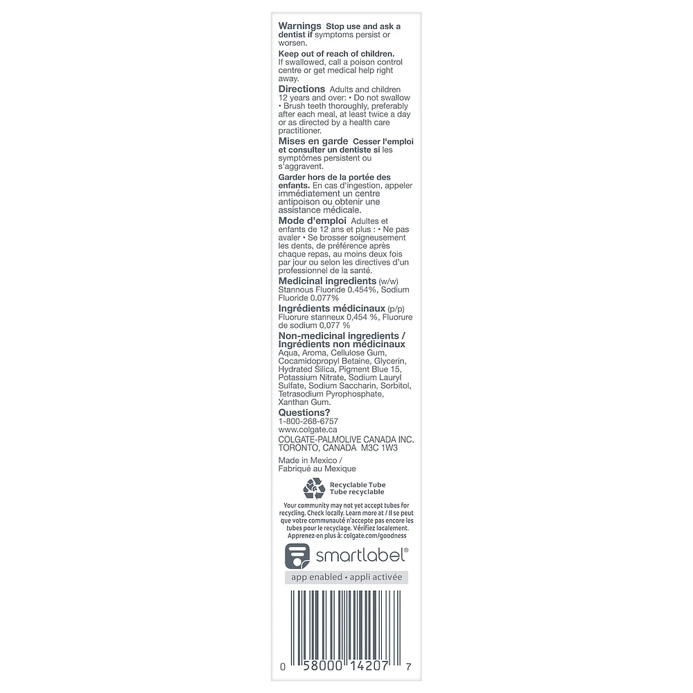 Total Active Prevention Plus Stain Removal Whitening Toothpaste Gel