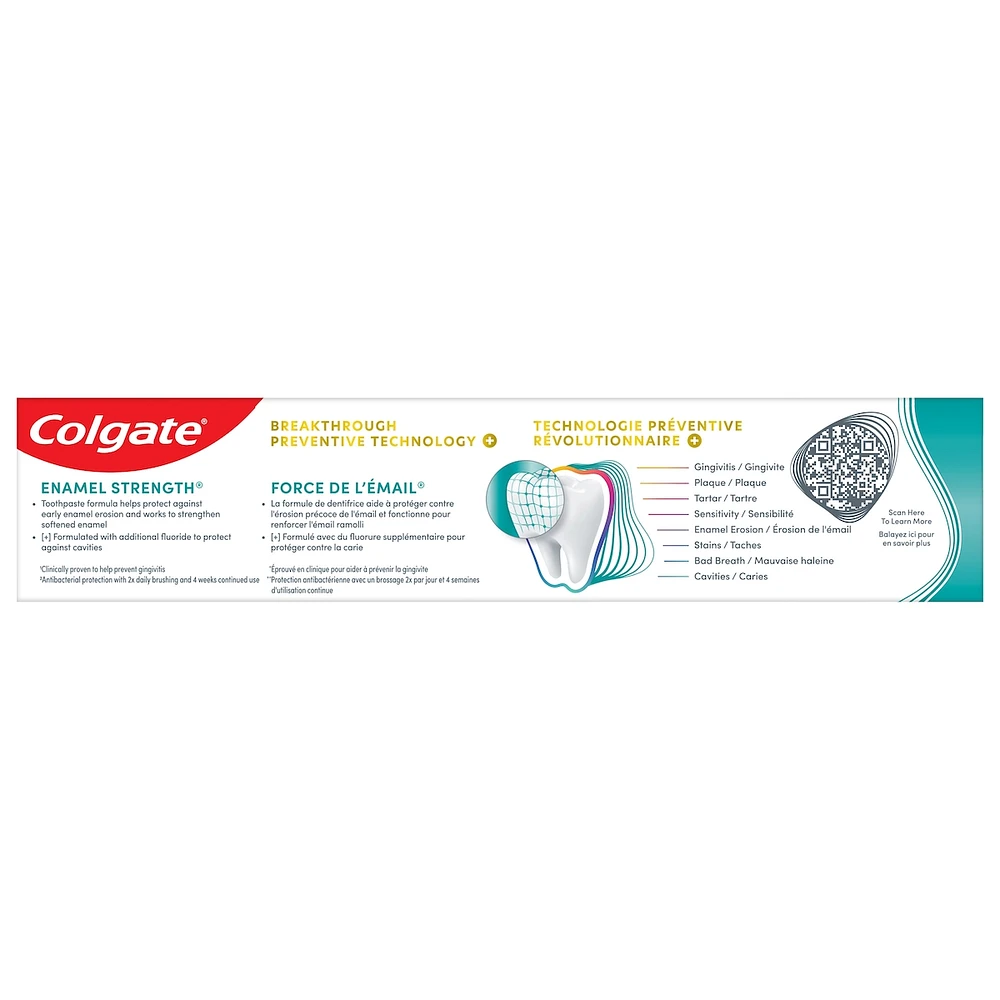 Total Prevention Active Plus Dentifrice Émail, Menthe