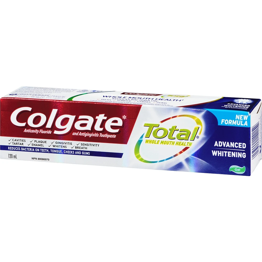 Total Prevention Active Gel Plus Dentifrice Blanchissant avec Élimination des Taches