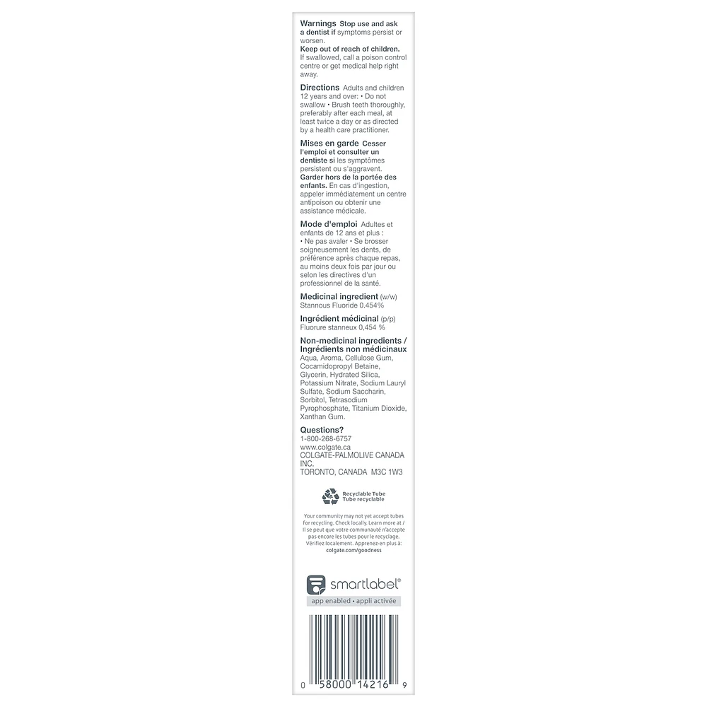 Total Prevention Active Dentifrice Menthe Pure