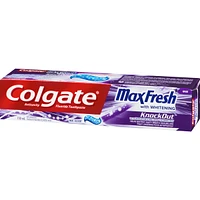 Colgate Max Fresh Knockout Toothpaste with Mini Breath Strips, Mint Fusion, 150 mL
