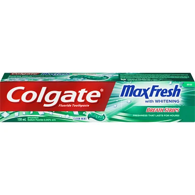 Colgate Max Fresh Toothpaste with Mini Breath Strips