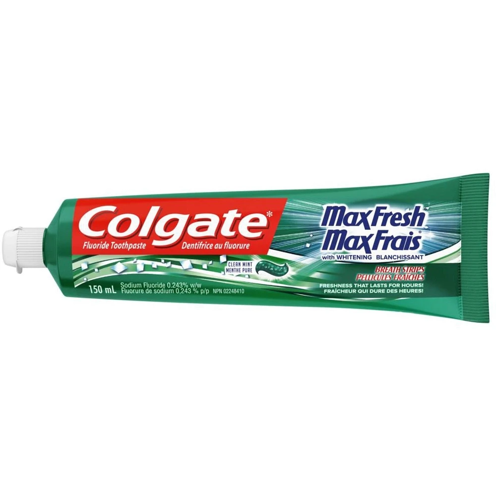 Colgate Max Fresh Toothpaste with Mini Breath Strips
