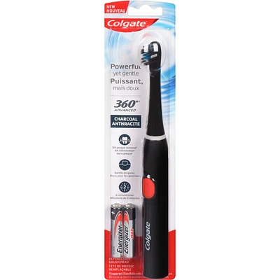 Colgate 360 Advanced Charcoal Battery Powered Toothbrush