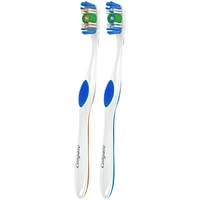 Paquet écono de 2 brosses à dents moyennes Colgate 360