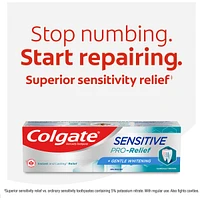 Colgate Sensitive Pro-Relief + Gentle Whitening Toothpaste - Paste Formula 75 m