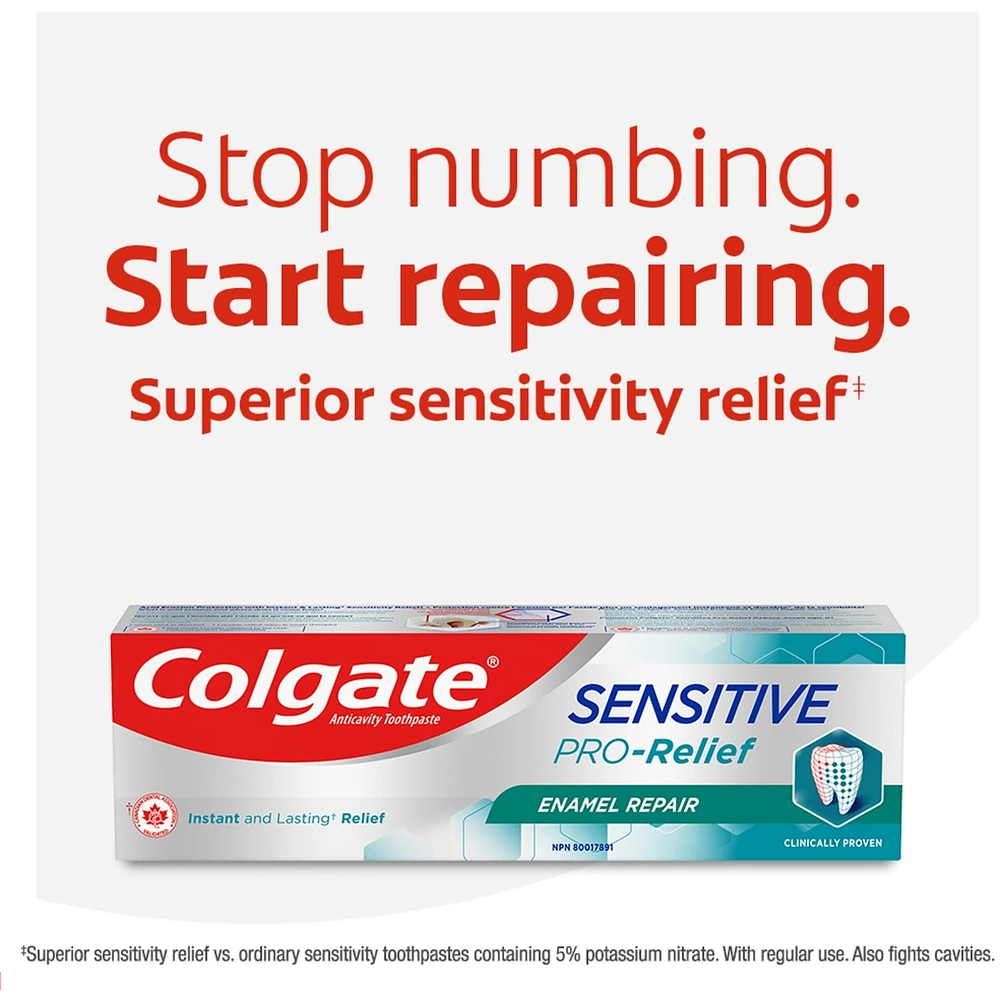 Colgate Sensitive Pro-Relief Enamel Repair Toothpaste - Paste Formula 75 mL