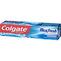 Colgate Max Fresh Toothpaste with Mini Breath Strips, Cool Mint  150 mL