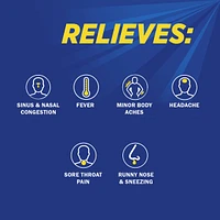 NeoCitran Cold & Sinus Night Hot Liquid Medication Extra Strength Lemon 10 pack