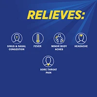 NeoCitran Cold & Congestion Hot Liquid Medication Non-Drowsy Extra Strength Lemon 10 pack