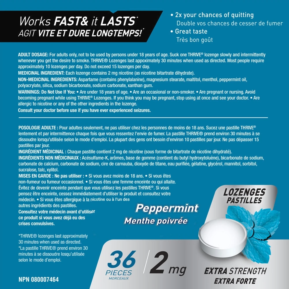 Lozenges 2mg ,Peppermint