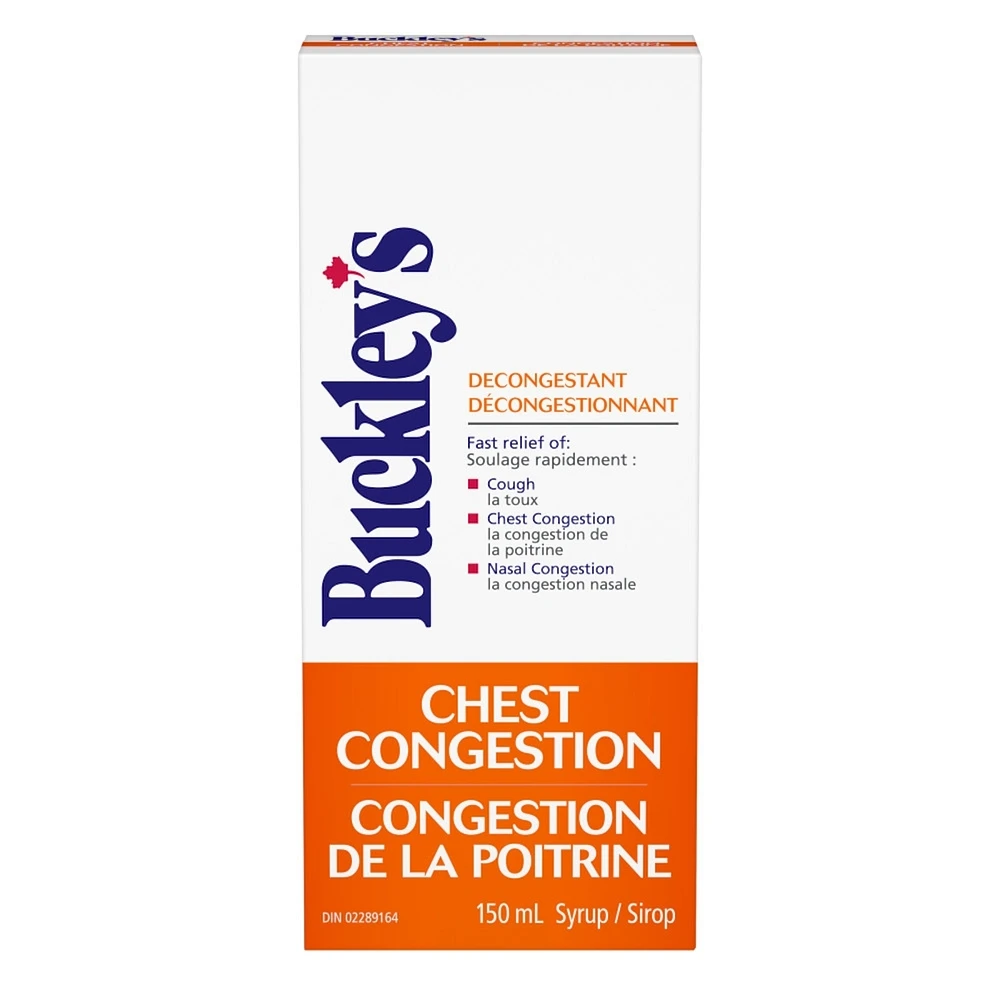Buckley's® Chest Decongestant Cough Syrup Sucrose-Free 150mL