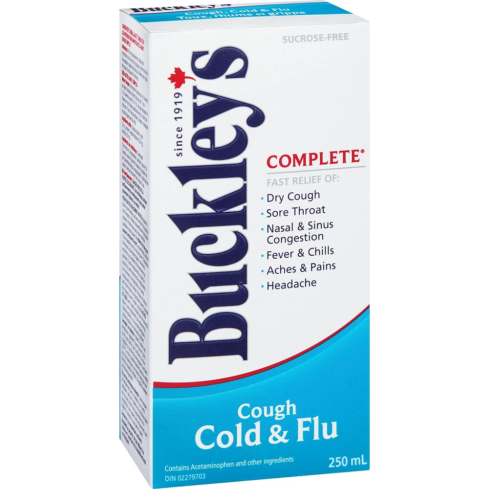 Buckley's® Complete Cough Cold & Flu Syrup Sucrose-Free 250mL