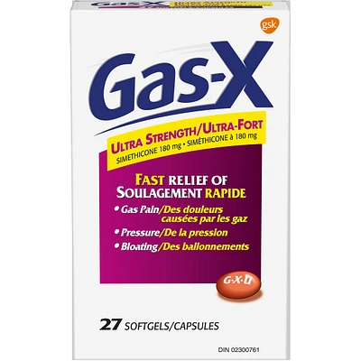 GAS-X Ultra Strength Softgels 27 units