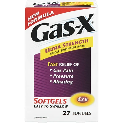 GAS-X Ultra Strength Softgels units