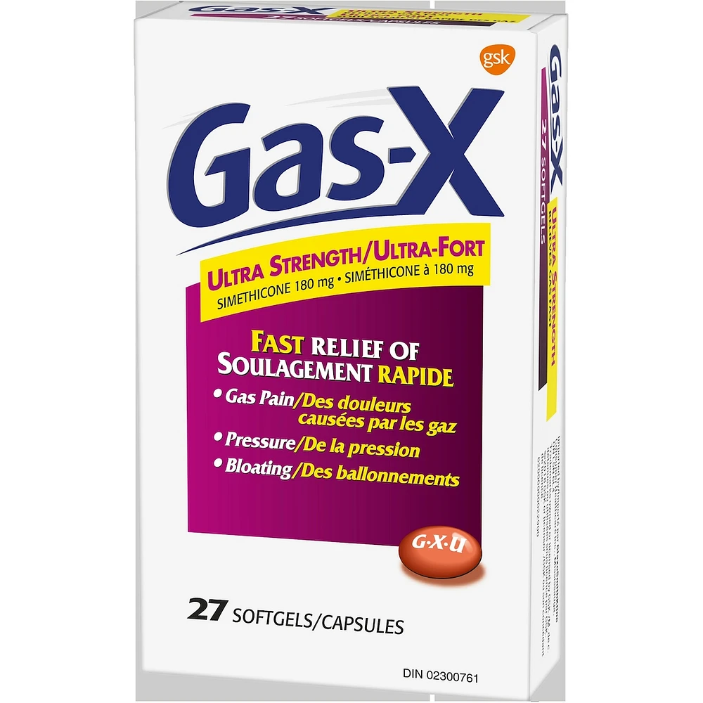 GAS-X Ultra Strength Softgels units
