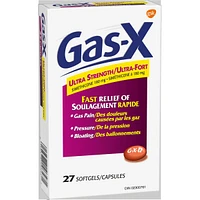 GAS-X Ultra Strength Softgels units