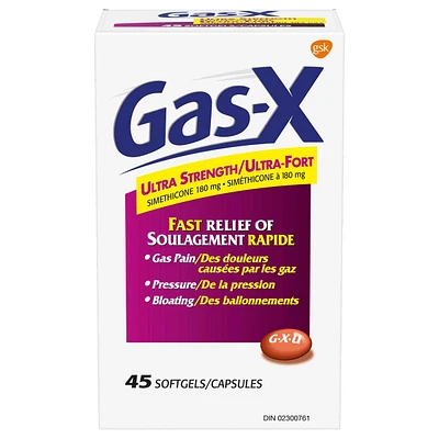 GAS-X Ultra Strength Softgels 45 units