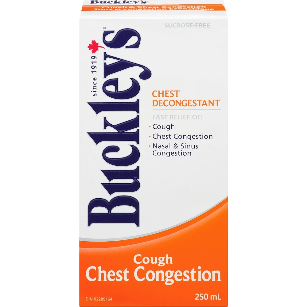 Buckley's® Chest Decongestant Cough Syrup Sucrose-Free 250mL
