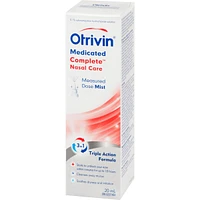 Otrivin Medicated Saline Nasal Care Decongestant Spray Measured dose Mist 20ml