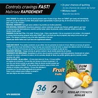 Gum 2mg ,Fruit