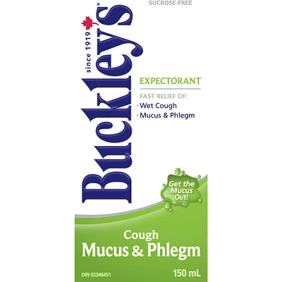 Buckley's® Mucus & Phlegm Expectorant Cough Syrup Sucrose-Free 150mL