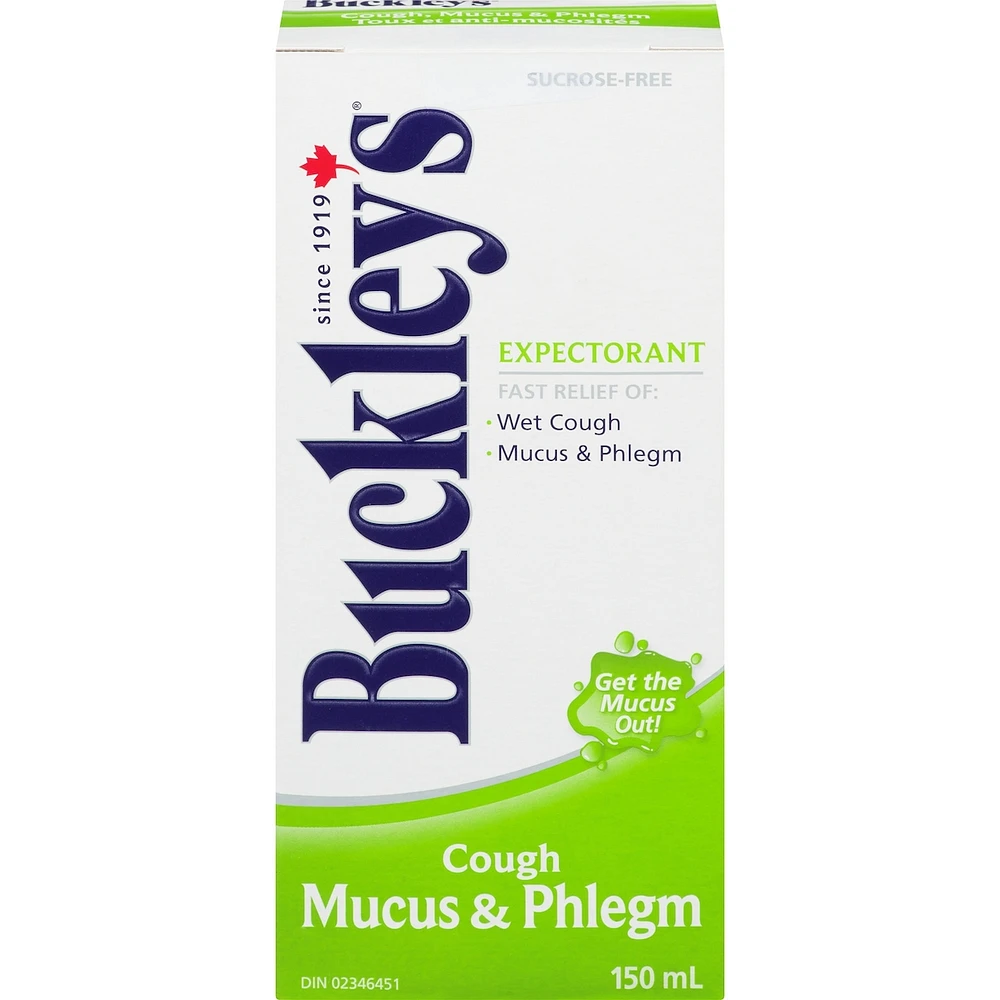Buckley's® Mucus & Phlegm Expectorant Cough Syrup Sucrose-Free 150mL